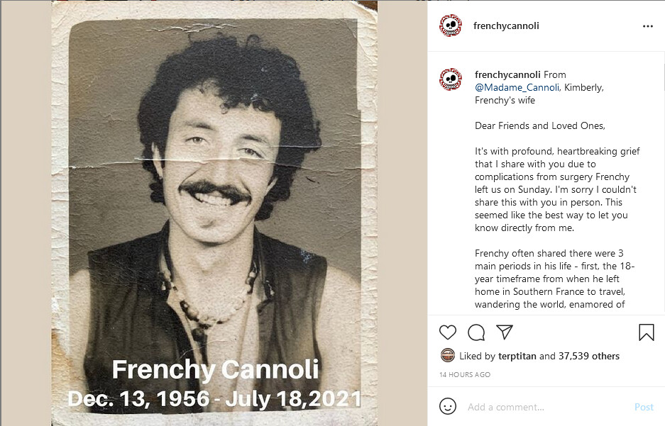 frenchy canolli