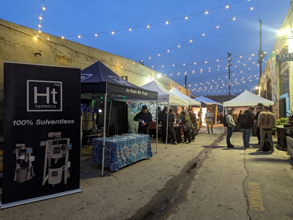 hashtek solventless extraction equipment sponsors legends of hashish in los angeles