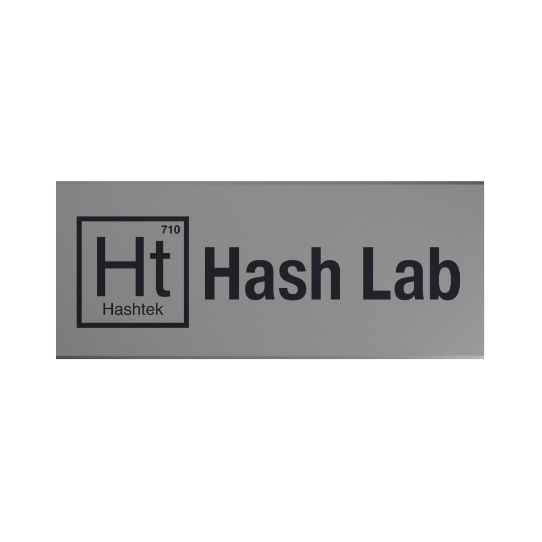Hashtek Hash Lab Sign - Image 2