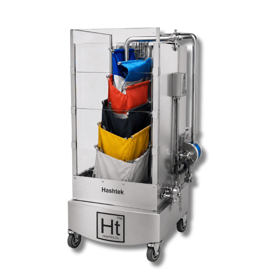Hashtek Bag Shaker – Automated Dewatering System for Ice Water Extraction